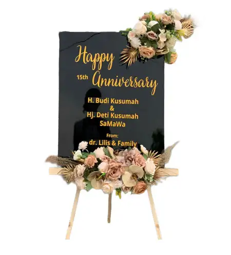 Papan Bunga Akrilik Panacaran